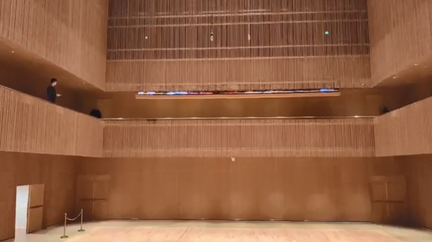 Shanghai Music Symphony Hall P3.9 Led-scherm opheffen